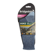 (Small) Bridgedale Hike Women's Blue Socks - Midweight Merino Comfort