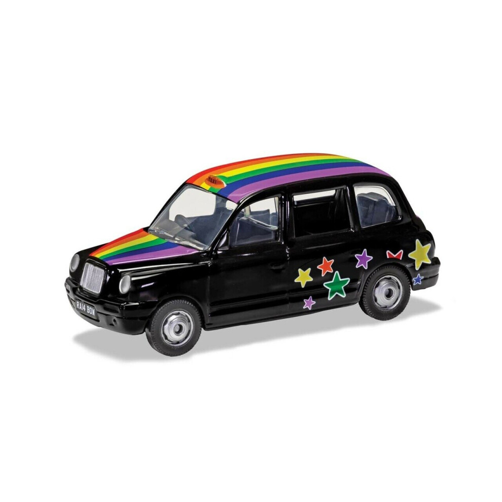 Corgi Best Of British London Taxi - Rainbow 1/36 Model Toy Gs85929 Black