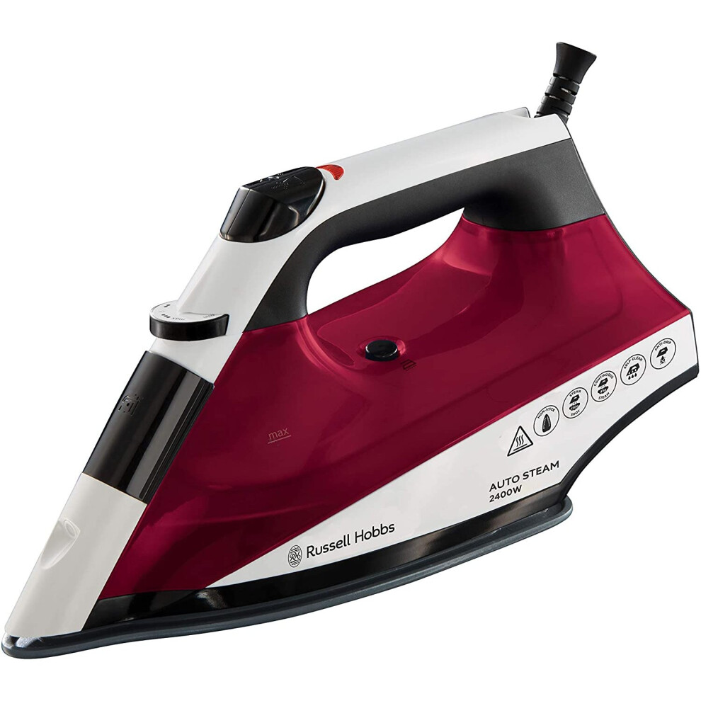 Auto Steam Pro Non-Stick Iron 22520, 2400 W, White and Red