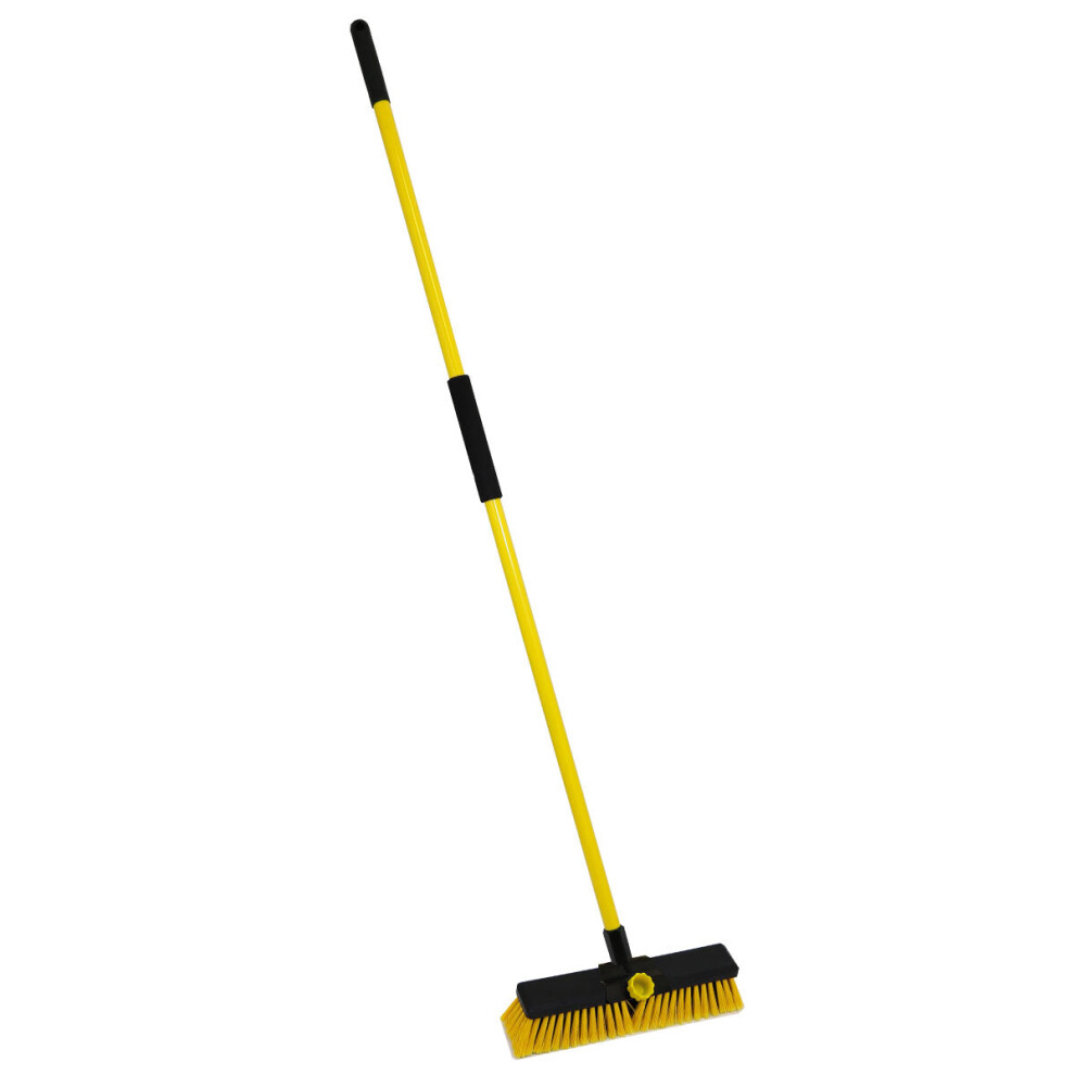 14" Bulldozer Yard Broom Sweeper Heavy Duty Industrial