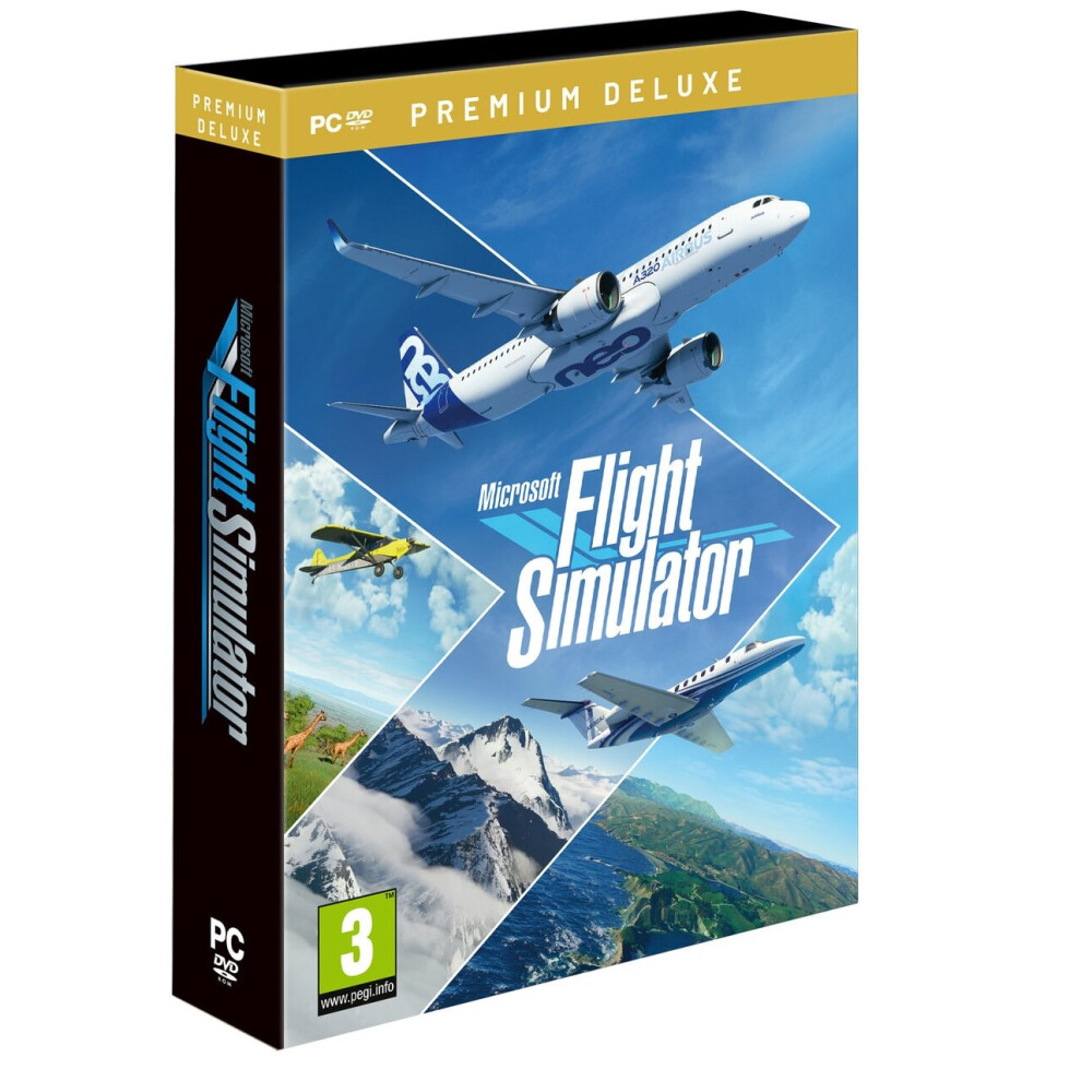 Microsoft Flight Simulator 2020 â Premium Deluxe Version (for PC) DVD VERSION
