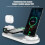 (BLACK 6 IN 1) 6 in 1 Wireless Charger Dock Station 2
