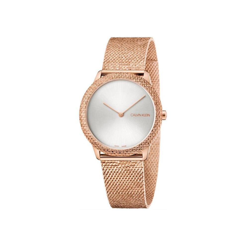 Calvin Klein K3M22U26 Minimal Quartz Silver Dial Unisex Watch