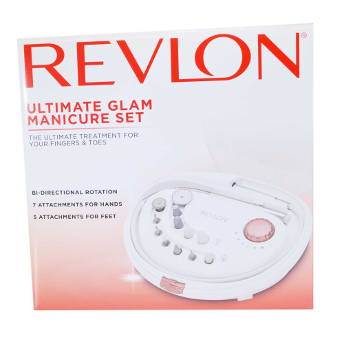 Revlon Revlon Ultimate Glam Manicure Pedicure Set RVSP3526UK2 White 12 Tools 2