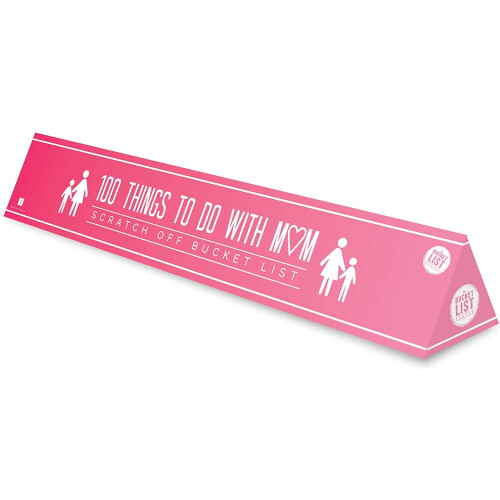 100 Things To Do With Mum Scratch Off Activity Poster 2