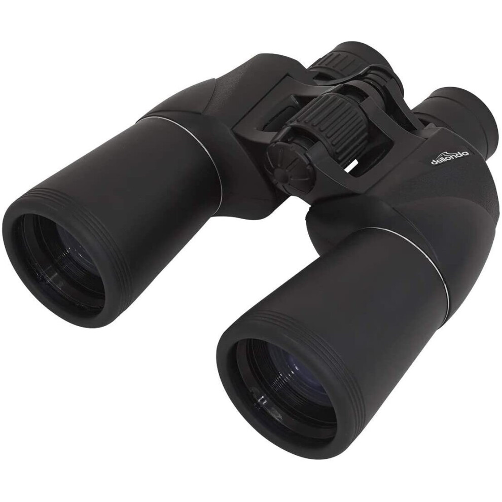 Dellonda 10x50mm Porro Prism BAK4 Multi-Coated Hunting Binoculars, Supplied with Case and Lens Caps