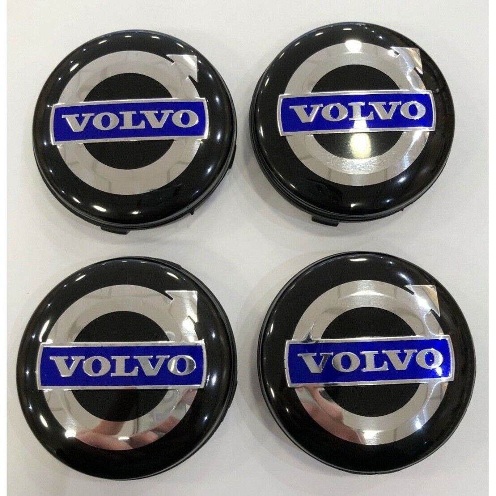 Volvo Alloy Wheel Centre Hub Caps C30 C70 S40 V50 S60 V60 V70 64Mm X 4
