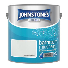 Johnstones Bathroom Mid Sheen Wall Ceiling Emulsion Paint 2.5l Botanical Pearl