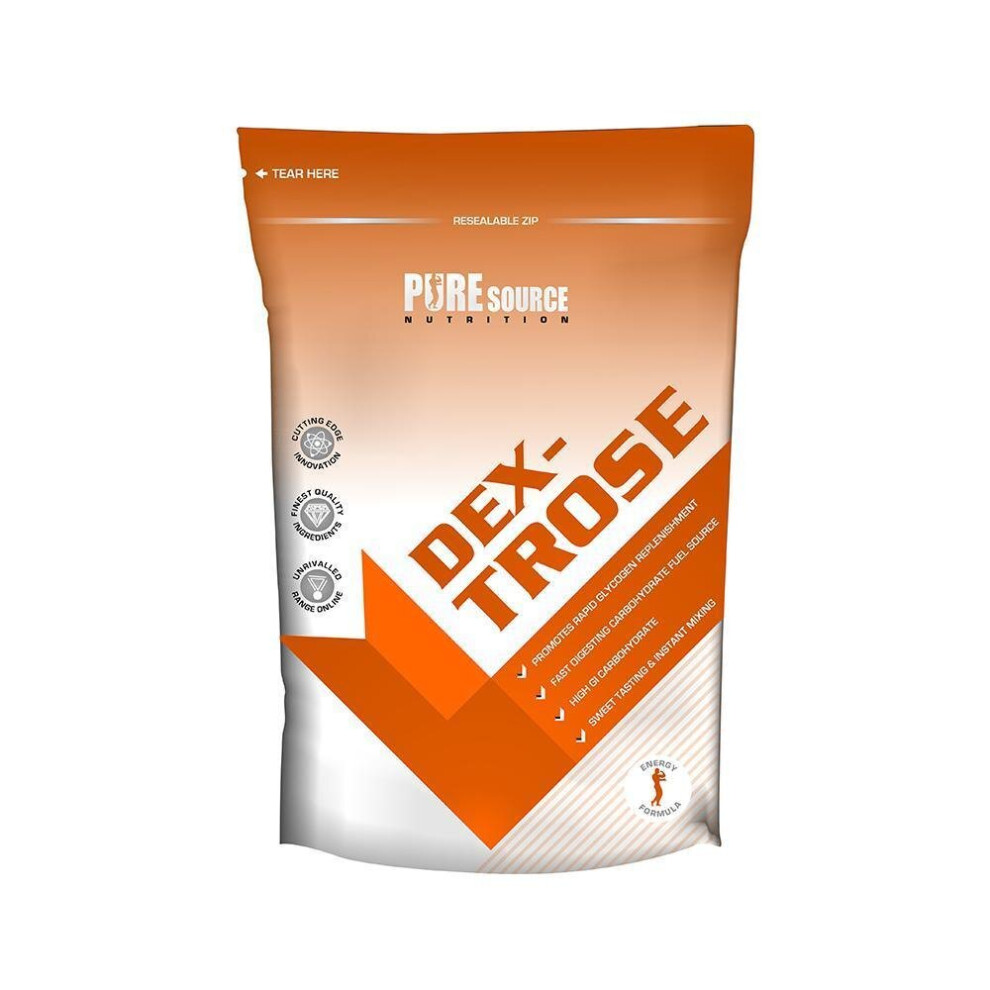 Pure Source Nutrition (5Kg) Dextrose Powder Glucose Energy Carbohydrates Psn