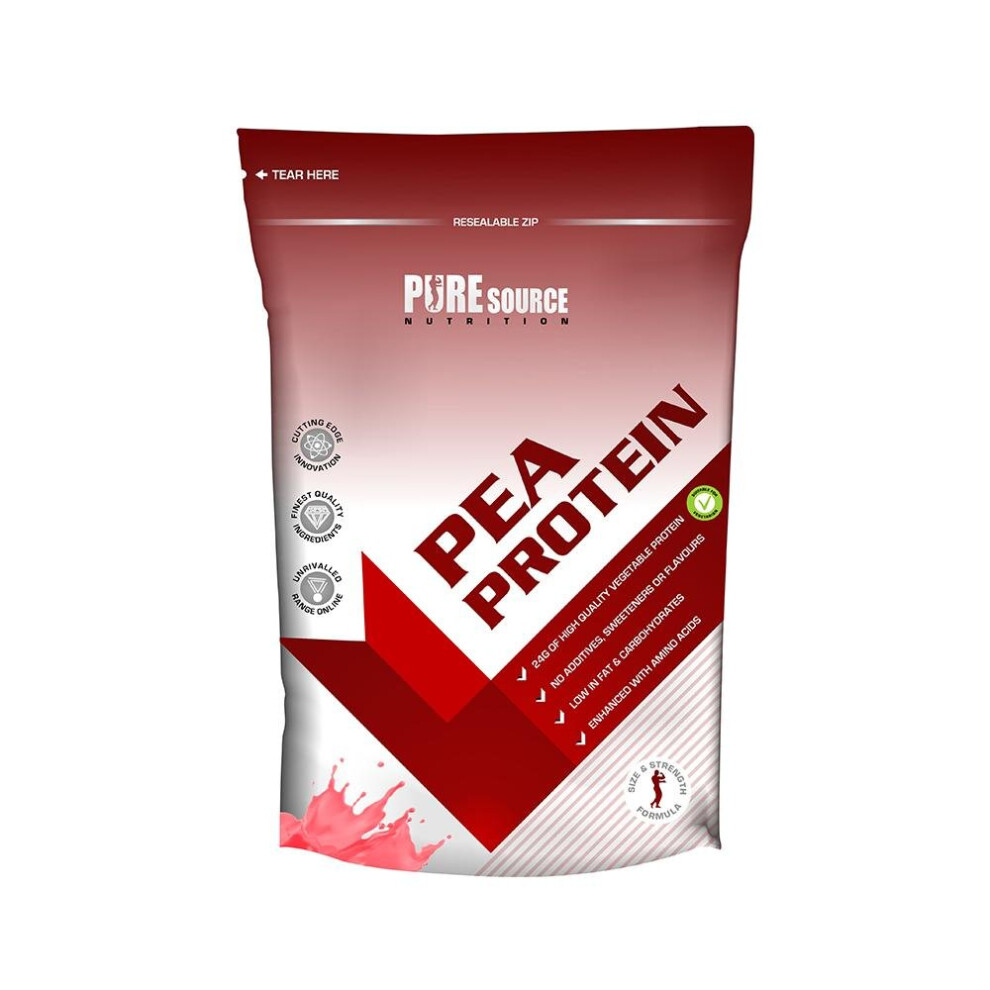 (Strawberry, 5Kg) Pea Protein Isolate Whey Powder Flavoured PSN