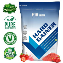 (5Kg, Strawberry) Weight Mass Gainer Protein Powder Hi-Calorie PSN
