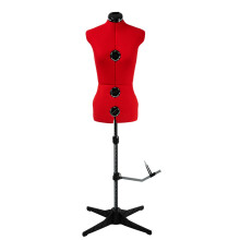 Sew Stylish 8-Part Adjustable Dressmaking Dummy UK 16-22 023817/Red