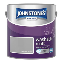 Johnstones Washable Matt Wall Emulsion Paint 2.5l Summer Storm