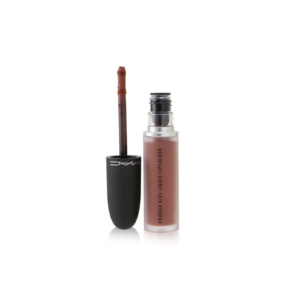 Mac Clear Powder Kiss Liquid Lipcolour - # 997 Over The Taupe - 5Ml/0.17Oz