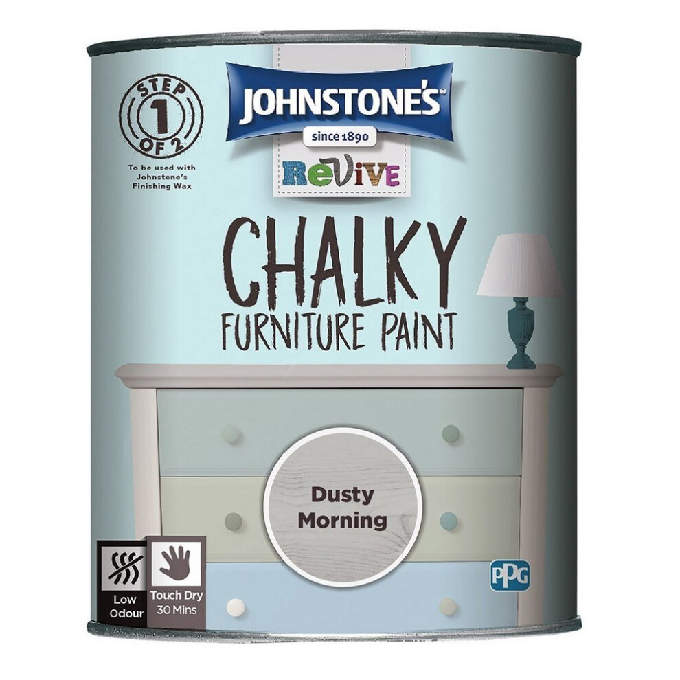 Johnstones Revive Chalky Furniture Paint 750ml Dusty Morning