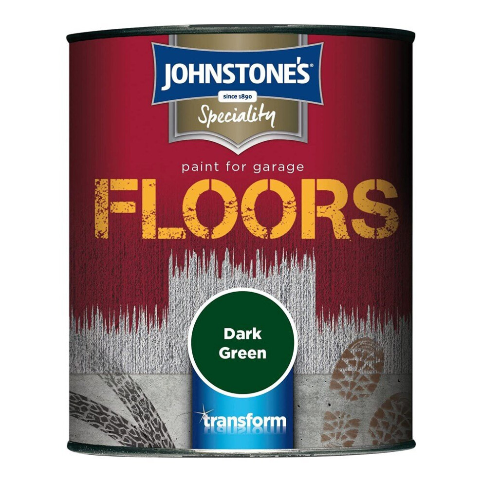 Johnstones Speciality Paint for Garage Floors 750ml Dark Green