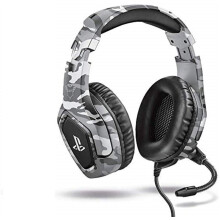 GXT 488 Forze-G [Officially Licensed for PlayStation] Gaming Headset for PS4 and PS5 with Flexible Microphone and Inline Remote Control - Grey
