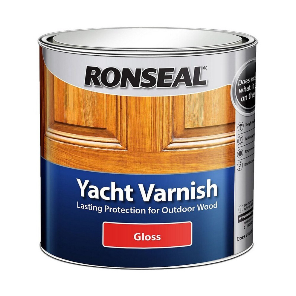 Ronseal Yacht Varnish 2.5l Gloss Clear