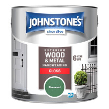 Johnstones Exterior Wood & Metal Hardwearing Gloss Paint 2.5l Sherwood