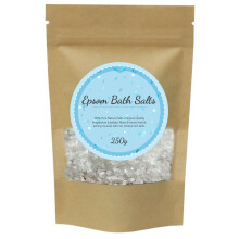 (Pina colada, 250g) Epsom Salt Bath Salts Natural Magnesium Sulphate