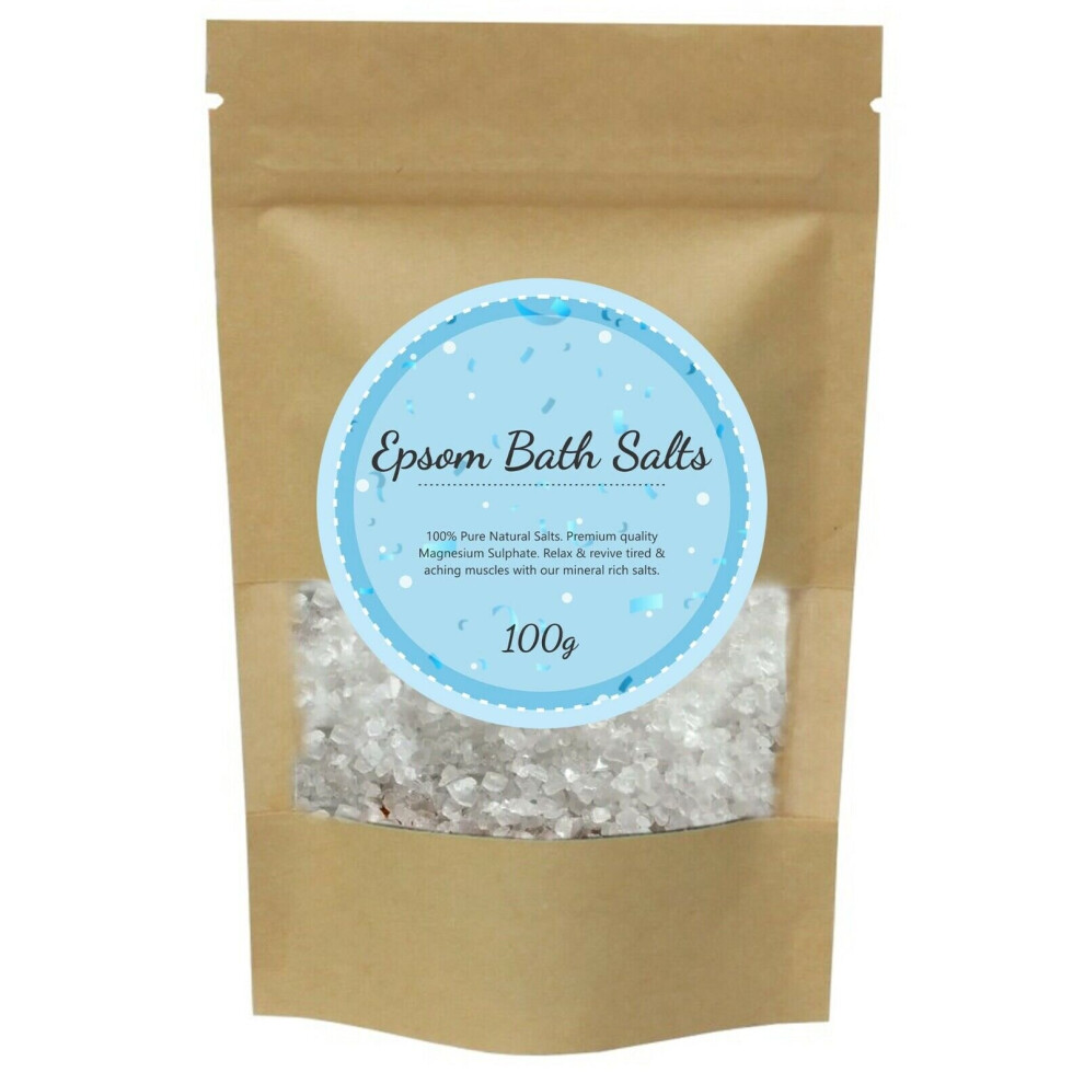 Pure Source Nutrition (Lemon & Clove, 500G) Epsom Salt Bath Salts Natural Magnesium Sulphate