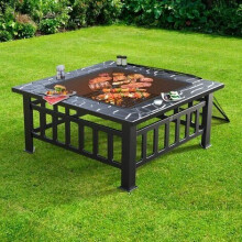 3 in 1 Fire Pit BBQ Grill Ice Pit Trend