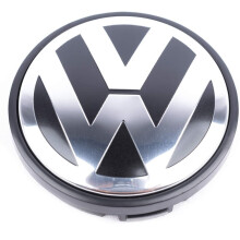 VW Volkswagen Wheel Centre Cap 65mm Hub Badge 1 pcs For Tiguan Golf Polo Passat MK5 MK6 MK7 GTI R-Line