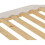 Seconique Neptune Single 3ft Bunk MDF Bed Frame White With Pine Slats 6