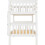 Seconique Neptune Single 3ft Bunk MDF Bed Frame White With Pine Slats 4
