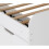 Seconique Dante Day Bed Frame MDF Drawer Base White 7