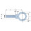 (3/8") Long Shank Dynamo Eyebolts Self Colour 8