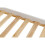 Seconique Monaco King 5ft-150cm MDF Bed Frame Low Foot End White With Pine Slats 6