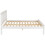 Seconique Monaco King 5ft-150cm MDF Bed Frame Low Foot End White With Pine Slats 4