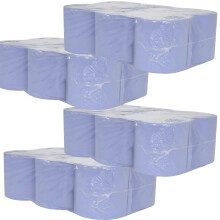 (24 Rolls) Blue Centre Feed Kitchen Towel