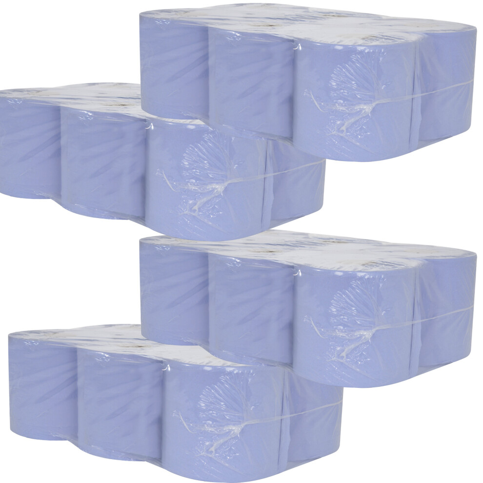 (24 Rolls) Blue Centre Feed Kitchen Towel