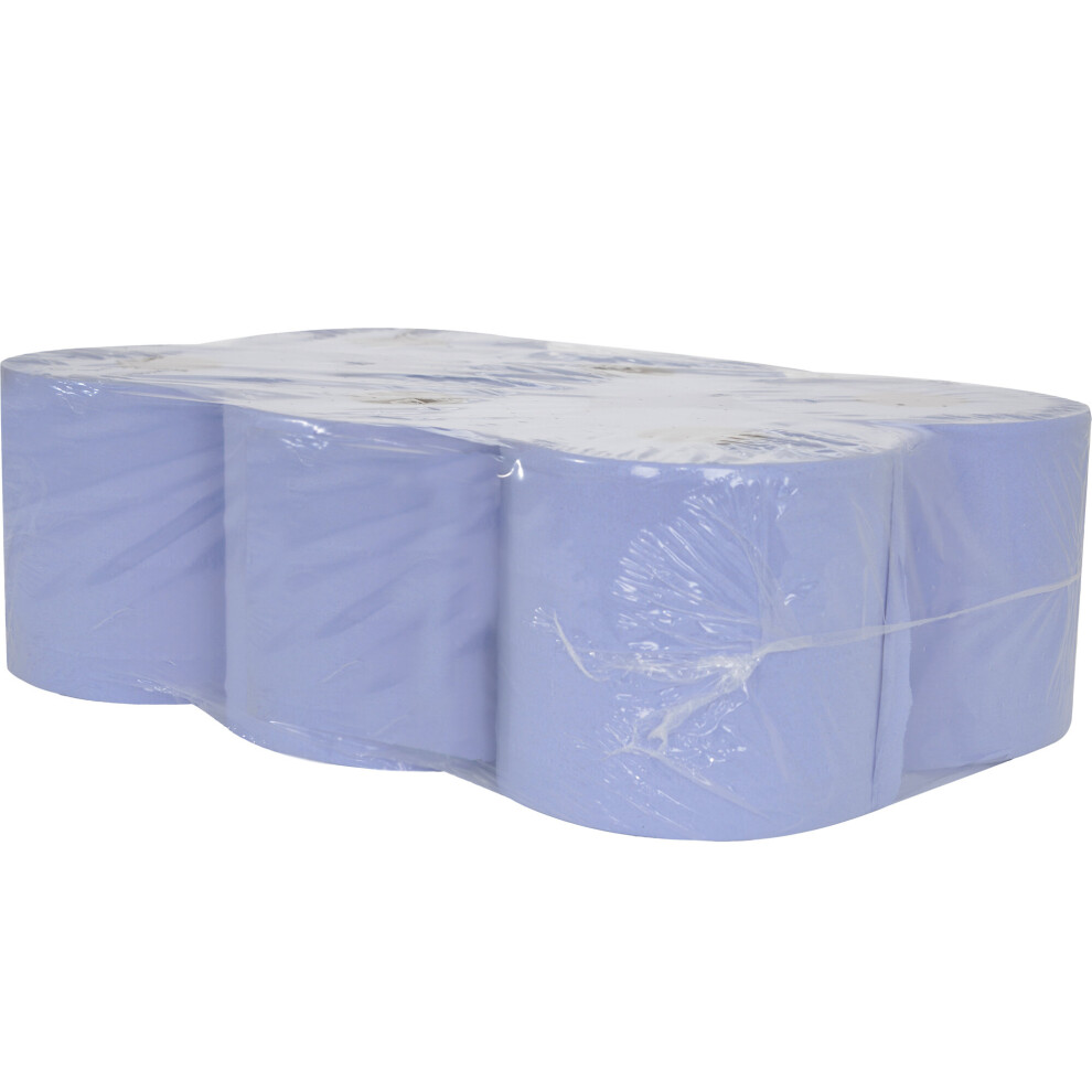 (6 Rolls) Blue Centre Feed Kitchen Towel