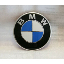 BMW Front Bonnet Boot Rear Logo Emblem 1 3 5 6 Z3 X6 X5 E Series 74mm