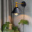 Plug In Wall Lamp+Dimmer Switch Vintage Shade Industrial Sconce 4m Cable UK 4