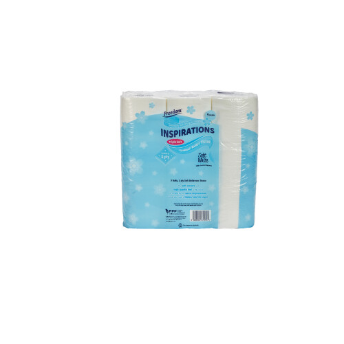 Freedom 90 Rolls 3 Ply Soft White Toilet Paper Roll 2