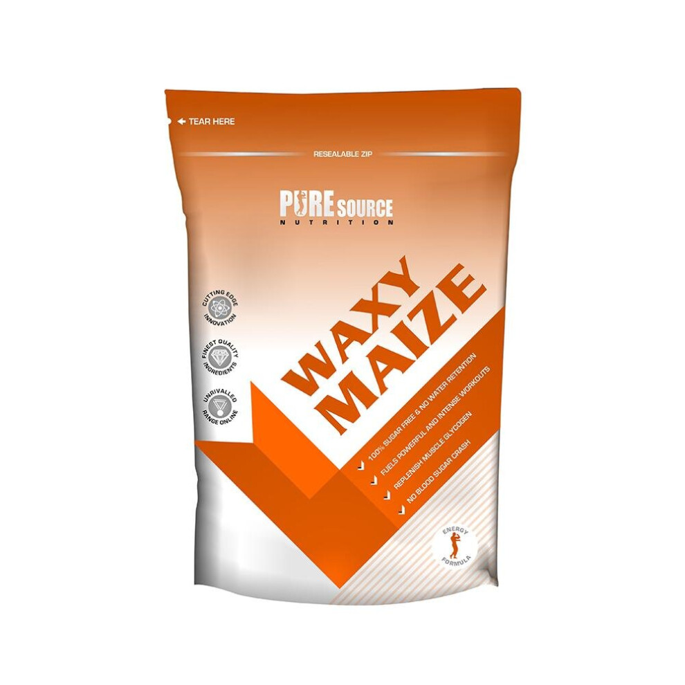 Pure Source Nutrition (500G) Waxy Maize Starch Powder Carbohydrates Carbs Psn