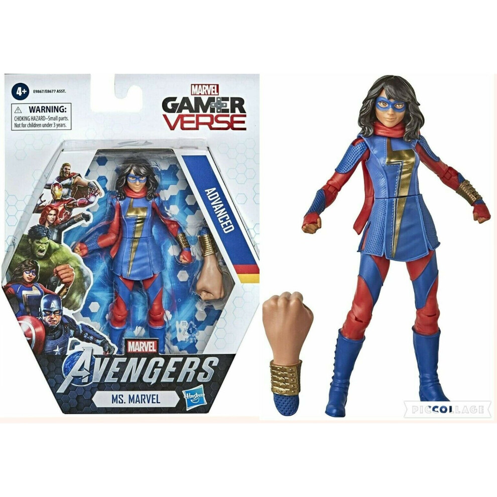 Hasbro Marvel Gamerverse Avengers Figure - Ms Marvel (Advanced)