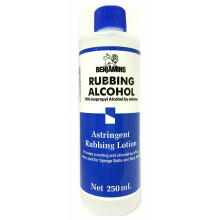 Benjamins Rubbing Alcohol 70% Isopropyl Alcohol 250ml