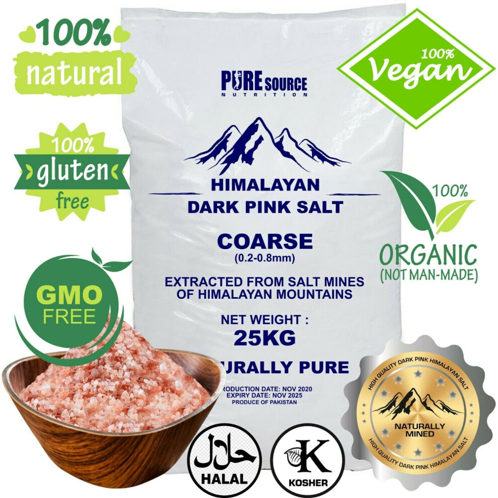 (Coarse, 10Kg) Himalayan Pink Salt Coarse Bath Salts Natural PSN