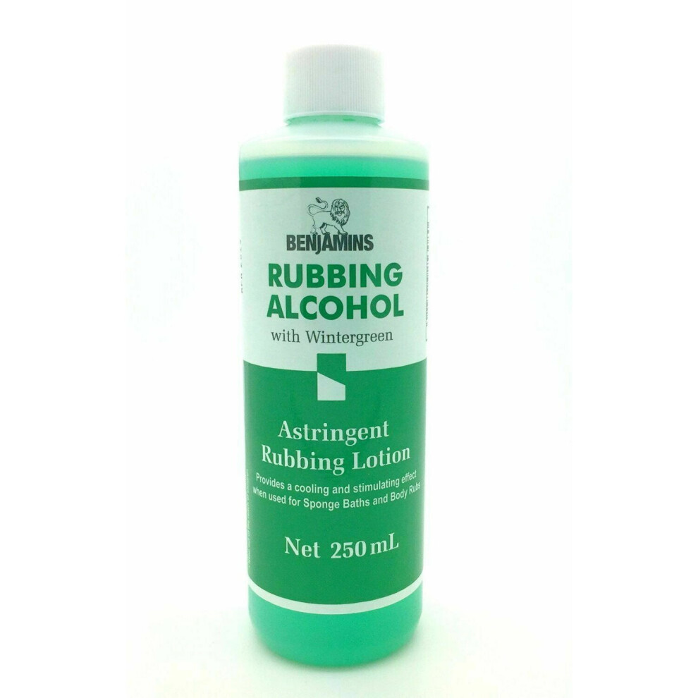 Benjamins Rubbing Alcohol With Wintergreen 250 ml