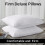 (FIRM DELUXE PILLOWS x2) Luxury Pillows Pair Super Soft Memory Foam Pillows 3