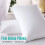 (FIRM DELUXE PILLOWS x2) Jumbo Pillows Pair Luxury Soft Bedding Pillows Set 2