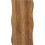 Seconique Quebec Wave Edge Coffee Table Metal -Medium Oak Effect/Black 5