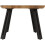 Seconique Quebec Wave Edge Coffee Table Metal -Medium Oak Effect/Black 3