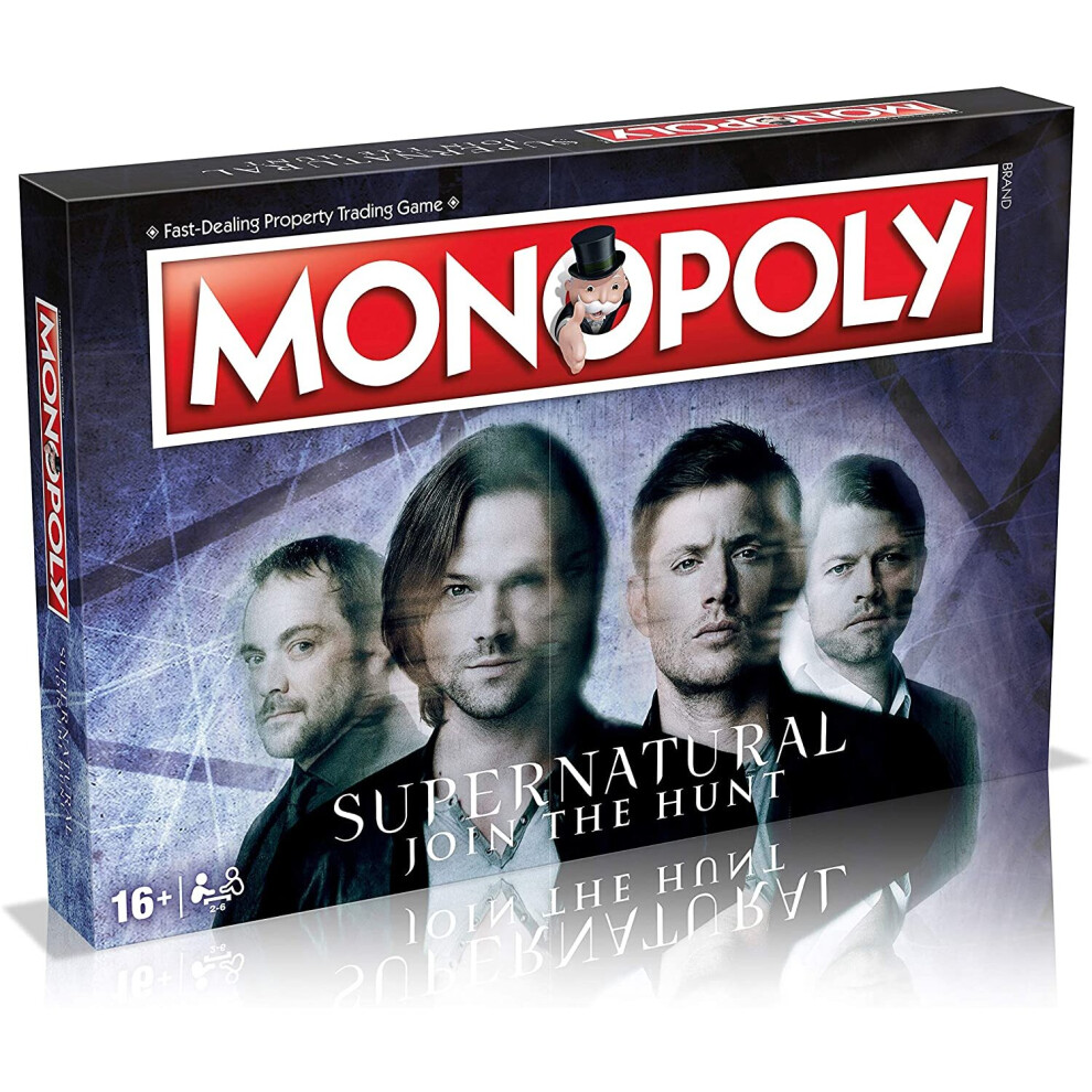 Monopoly Supernatural: Join The Hunt Board Game - Hunting-Themed Family Strategy Game (5.03691E+12)