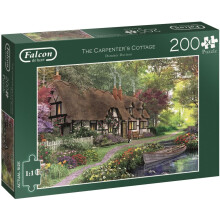 Jumbo Falcon de Luxe The Carpenter's Cottage 200 XL Piece Jigsaw Puzzle